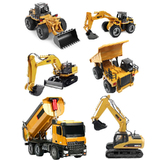Huina Rc Construction Car Dump Excavator Bulldozer Remote Control Truck RTR
