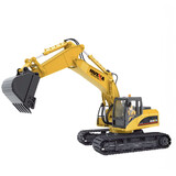 Huina 1535 Rc 1:14 2.4Ghz 15Ch Rc Car Alloy Excavator Rtr Auto Demonstration  