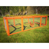 PawHub XL Wooden Chicken Coop Hen Rabbit Hutch Run Cage Extension