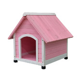 PawHub PawHub Wooden Dog Kennel Timber Pet Cabin Wood Log Box 72cm