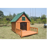 Xxxl Large Dog House Kennel Pet Timber Wooden With Decking