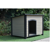 PawHub Xl Large Wooden Pet Dog Kennel Timber House Cabin Wooden Log Box
