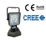Portable Magnetic Base 12W Cree Led Work Light Spot Lamp 12V Rechargeable