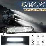 12Inches 264W LED Work Light Bar Offroad Driving Lamp 4WD ATV Spot Floodlight