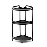 3 Tier Kitchen Bathroom Shelf Metal Shelving Spice Rack Storage Corner Organizer