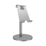 Aluminum Phone Holder Tablet Holder Dock Cradle Holder Tablet Stand for iPad Air Mini Pro Phone Gray