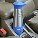 Car Heated Travel Mug Cup 12V Stainless Steel Thermal Mug Travel Camping Outdoor