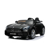 Licensed Mercedes Benz Amg Gtr Remote Control Kids Ride On Car 2 Seater Black