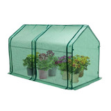 Greenhouse Flower Garden Shed With Frame and PE Cover Tunnel 120cm