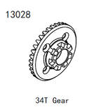 1/10 4Wd Rock Crawler 1001 Land Cruiser Part 13028 34T Gear