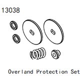 1/10 4Wd Rock Crawler 1001 Land Cruiser Part 13038 Overland Protection