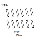 1/10 4Wd Rock Crawler 1001 Land Cruiser Part 13073 Pin 3*12