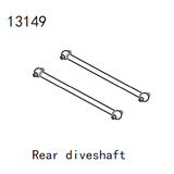 1/10 4Wd Rock Crawler 1001 Land Cruiser Part 13149 Rear Drive Shafts