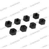 Hsp Rc 1/10 Car Wheel Hex Nuts 8P Part 02100