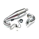 Hsp 1/5 Bajer Upgrade Parts Aluminum Polished Exhaust Pipe 054700