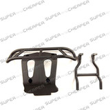 Hsp 1/10 Rc Car Rear Bumper Set Part 15504