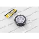 Hsp Parts 20129 Chrome Plated Spoke Wheel Complete +Cap Head Machine Screw 3*10 For 1/10 Rc Car
