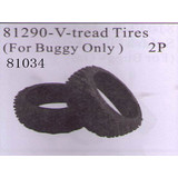 Hsp 1/8 Rc Car Buggy Bazooka Tyre X 2 Part 81034 81290
