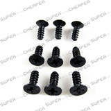 Hsp Parts 86077 Flat Head T/Screws 3*8 For 1/16 Rc Car