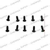 Hsp Parts 86084 Flat/H Tapping Screw 2.6*8 For 1/16 Rc Car