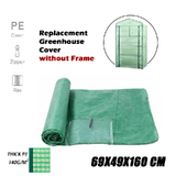 69x49x160 cm Replacement PE Mesh Greenhouse Cover Garden Plant Storage