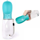 550ML Dog Cat Water Bottle Drinking Cup Feeder Portable Pet Travel Bottle Blue