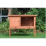 PawHub Small Wooden Chicken Hutch Guinea Pig Cage Rabbit Hutch With Tray 915mm
