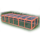 PawHub XL 2.4 Meters Wooden Chicken Coop Run Hen Rabbit Hutch Cage Extension