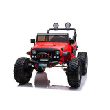 Jeep Style 4WD Electric Ride On Car 12V 2.4G Remote Control Red