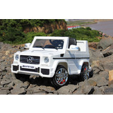 Licensed Mercedes Benz Amg G65 Kids Ride On Car With 2.4G Remote Controller White