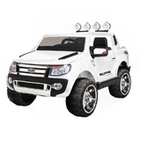 Licensed Ford Ranger Electric Kids Ride On Car Truck Battery 2.4G Remote White