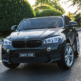 Licensed Bmw X6 X6M Two Seater Kids Ride On Car With 2.4Ghz Remote Black