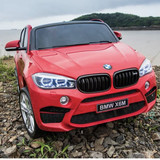 Licensed Bmw X6 X6M Two Seater Kids Ride On Car With 2.4Ghz Remote Red