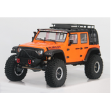 Rc Car Hobby Jeep Rubicon Wrangler 5CH 2.4Ghz 1/10 4WD Pro Rock Crawler Orange