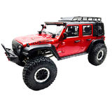 Rc Car Hobby Jeep Rubicon Wrangler 5CH 2.4Ghz 1/10 4WD Pro Rock Crawler Red