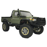 Rc Car Hobby 2.4Ghz 1/10 4Wd Rock Crawler Land Cruiser Climbing Off Road Green