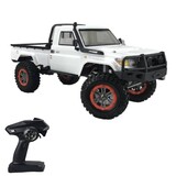 Rc Car Hobby 2.4Ghz 1/10 4Wd Rock Crawler Land Cruiser Climbing Off Road White