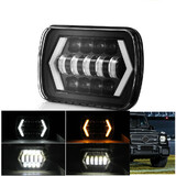 7Inches 400W LED Work Light Bar Offroad Driving Lamp 4WD ATV Spot Floodlight