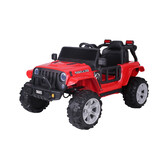 Jeep Style Electric Kids Ride On Car 12V Battery 2.4G Remote Red