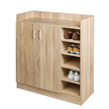 Shoe Cabinet Shoes Storage Rack 21 Pairs Wooden Organiser Shelf Cupboard Oak