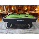 Prostrike 7FT MDF Pool Snooker Billiard Table with Green Felt Accessories Pack