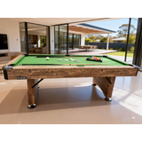 Prostrike 7FT Foldable MDF Pool Table Green Felt Billiard Snooker