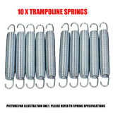 10 X Trampoline Trampoline Springs 116mm For 8Ft 10Ft