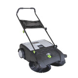 TMP Walk Behind Manual Floor Sweeper Heavy Duty 50L Wet Dry 3000Sqm/H
