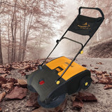 Walk Behind Manual Floor Sweeper Heavy Duty 50L Wet Dry 3000Sqm/H