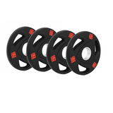 4 x 2.5KG Olympic Weight Plates Fitness Lifting Bumper Barbell Dumbbell 