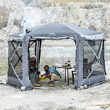 Wild Land Beach Gazebo Marquee Lux 3.6m Camping Tent Mosquito Screen Net Portable 