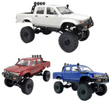 WPL C64-1 Hilux Ute RC Rock Crawler Truck With Headlights Electric 4WD 1/16 Scale RTR Car
