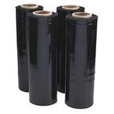 4 Roll Stretch Film Black Hand Use 450mm x 400 Meters 25UM Pallet Shrink Wrap