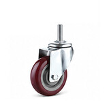 1 x 5" Heavy Duty Threaded Stem Swivel Castor Caster Wheel
